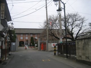 The main entrance of Tomioka Silk Mill