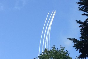 Fighter jets take off