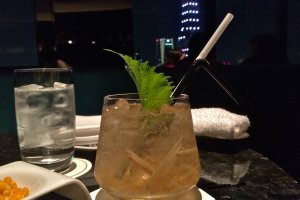 From the Flower Style Cocktail menu, I tried the Shiso &amp; Ginger Mule. Very tasty!