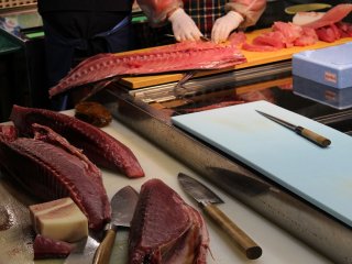 Preparation of tuna