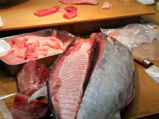 Preparation of tuna