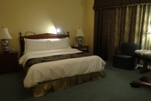 The rooms are incredibly spacious with plenty of room to relax and spread out your luggage