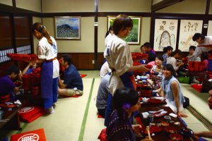 The wanko soba challenge is very popular amongst visitors and restaurants are usually busy.