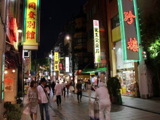 Major parts of Chinatown are full of restaurants