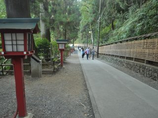 The path leading up to Yakuoin