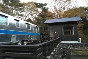 This is the trailer-cottage combo for 3-4 persons
