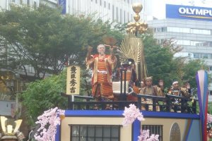 Toyotomi Hideyoshi tours Nagoya City Central