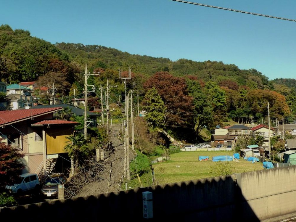 View from the Takaosanguchi station