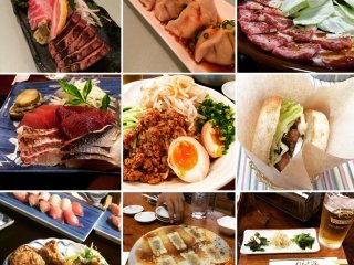 A selection of various foods I ate in Yakushima.