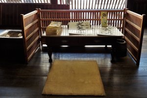 Where merchants once sat and did business inside the Kunimori Residence