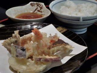 Tempura is another favorite at Tensui