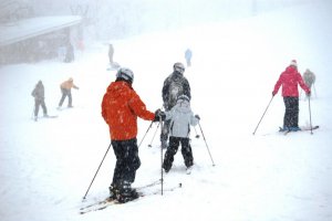 Family fun at the lower slopes of Zao Ski Resort