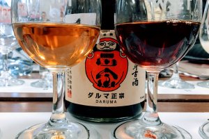 Two types of koshu aged for different lengths of time