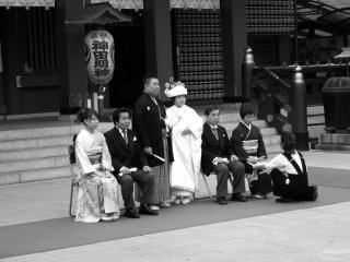 Japanese weddings are held at Shinto shrines