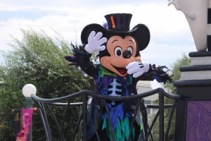 Mickey Mouse in Halloween mode