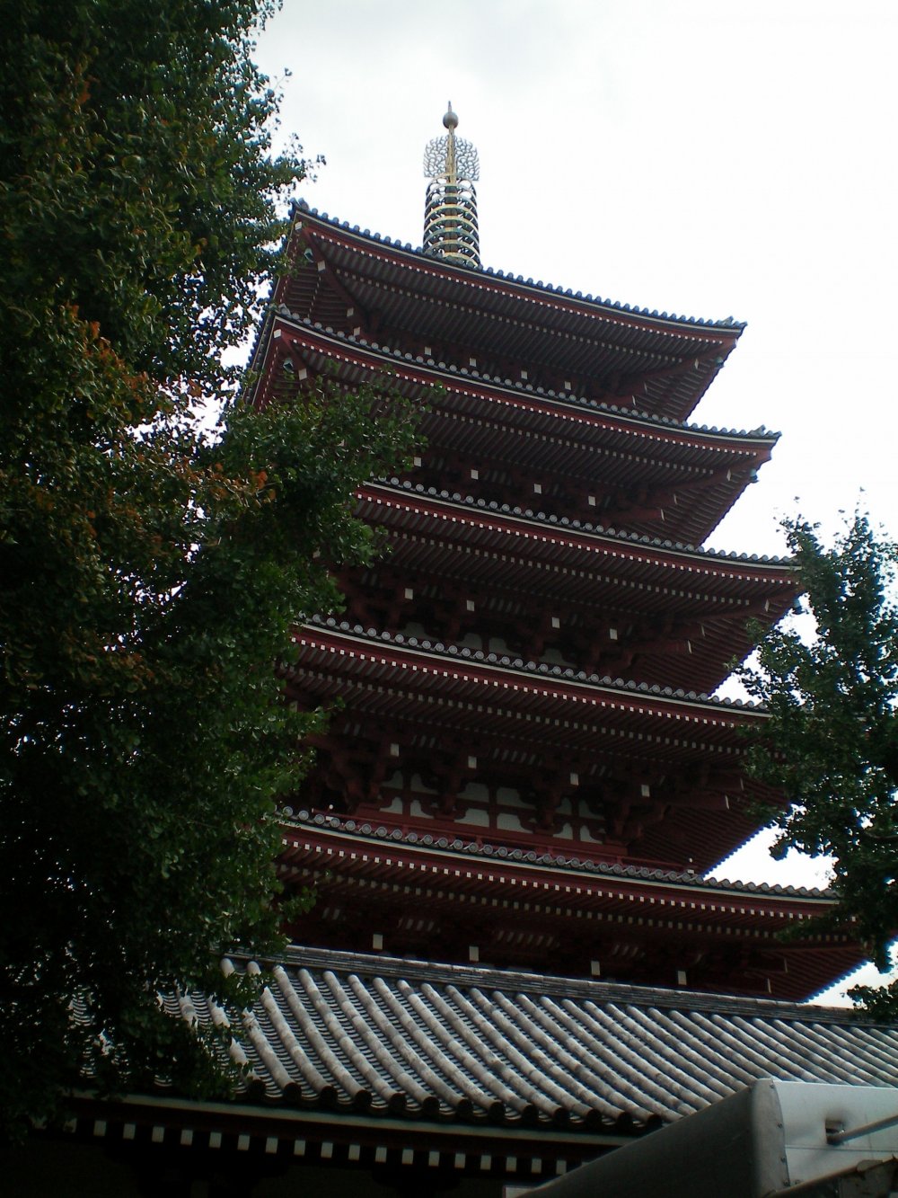 Five-story Pagoda, side view