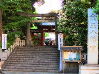 The entrance of the shrine