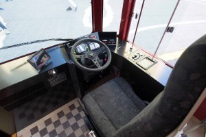 The driver's cabin will be separated from the passenger area