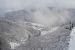 Begin of winter season in Yuzawa. 