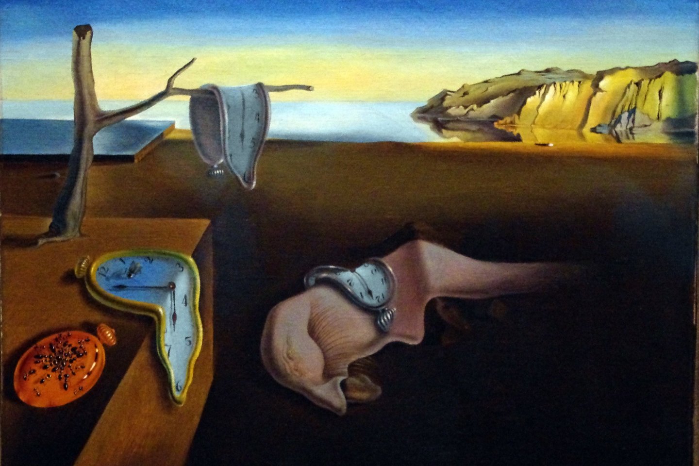 An example of Dali\'s Surrealist work: The Persistence of Memory (1931)