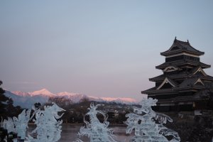 Matsumoto Castle Ice Sculpture Festival
