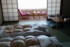 One of the Japanese style rooms.&nbsp;