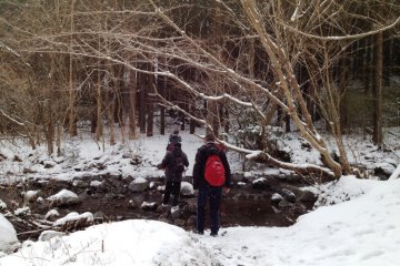 Crossing a creek