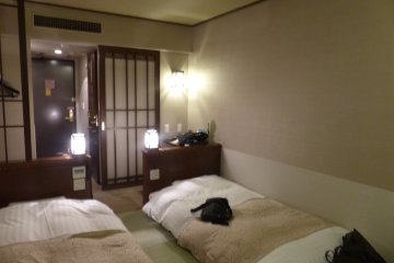 <p>ภายในห้อง กว้างขวางและที่นอนนุ่ม Japanese-style room</p>