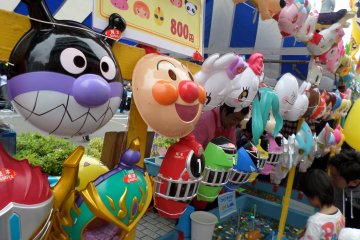 <p>Also for sale were toys and trinkets, including masks from popular kids&#39; shows like &quot;Anpanman&quot; and &quot;Super Sentai.&quot;</p>