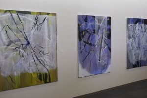 Paintings in the special temporary exhibition (by Japanese artist&nbsp;Keisuke&nbsp;Miyashita)