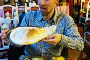 Some of the biggest naan&nbsp;bread I have seen!&nbsp;