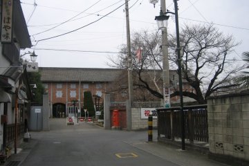 <p>The main entrance of Tomioka Silk Mill</p>