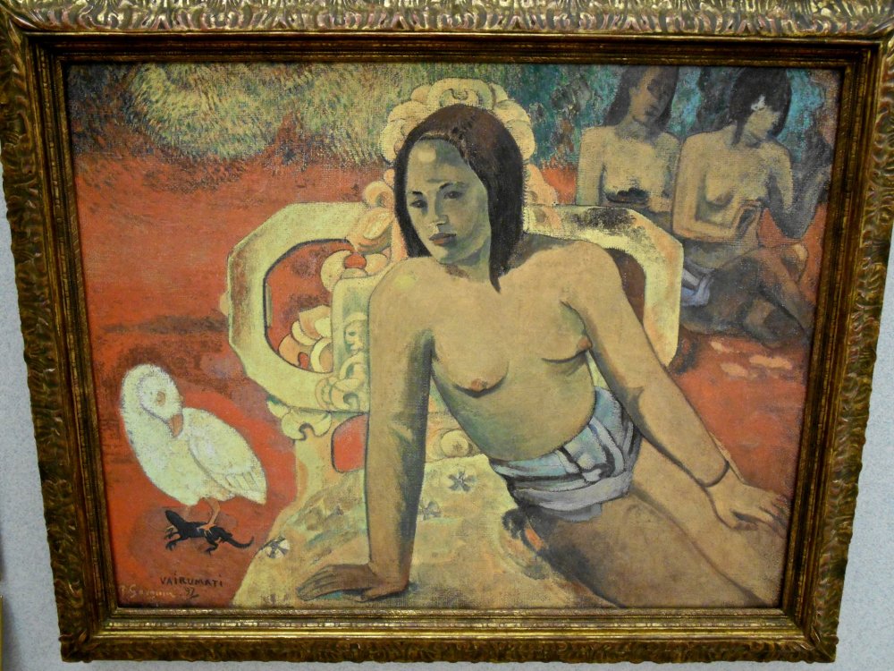 'Vairumati' của Paul Gauguin. Bản gốc ở  Musée d'Orsay, Pháp