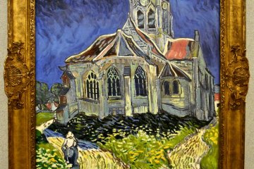 <p>The Church at Auver-sur-Oise by Vincent van Gogh. The original is in the Mus&eacute;e d&#39;Orsay, France</p>