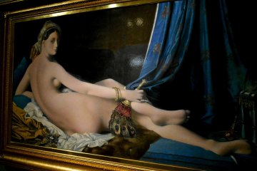 <p>Grande Odalisque by Jean-Auguste-Dominique Ingres. The original is exhibited in The Louvre in Paris</p>
