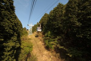 The Hieizan Ropeway! (This is not the cable car, please don&#39;t be confused.)