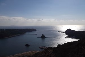 The view from Mount Nesugata above Shimoda