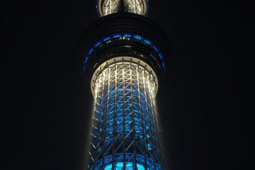 Lighting up the Tokyo night