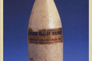 Original ceramic beer bottle of Spring Valley Brewery