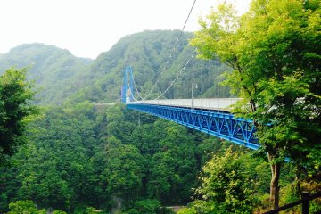 <p>Looking east across Ryujin Bridge</p>