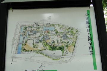 Map of the castle grounds