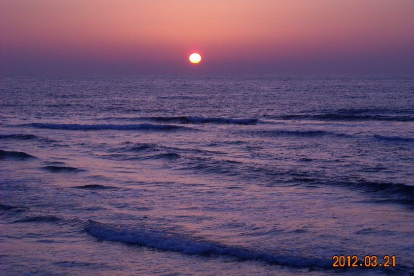 Sunset at Taki beach