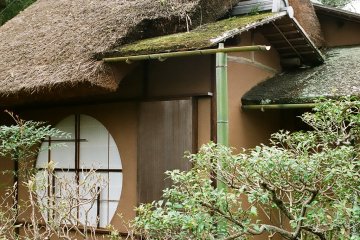 Yushintei, a tea house in the garden of Sento Imperial Villa in Kyoto