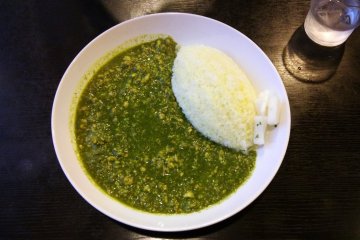 <p>The zunda masala, Sendai&#39;s specialty in curry form.</p>