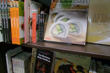 <p>Japanese cookbooks aplenty</p>
