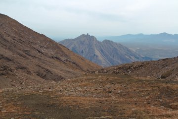 <p>Climbing Naka-dake, the peak right next to the steaming caldera, spoils you with excellent views of the whole area.</p>