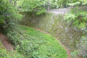 Inner moat surrounding Okazaki Castle.