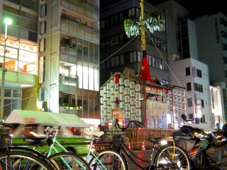 Gion float on Karasuma Street