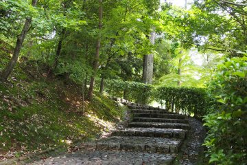<p>At first, Naritasan&nbsp;Park can seem like a great, green maze. There are winding pathways and staircases everywhere</p>