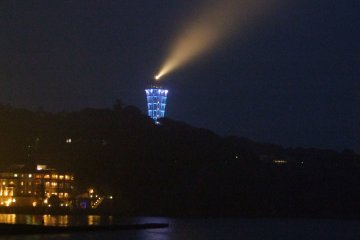 <p>The tower serves as a lighthouse</p>